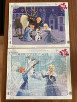 2 Frozen Puzzles Disney 48 Teile gebrauchter Zustand