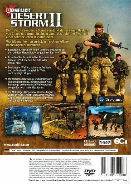 Giochi: PS2 - Conflict: Desert Storm 2 (2003) – Usato da Embrach venduto da disc-planet 1