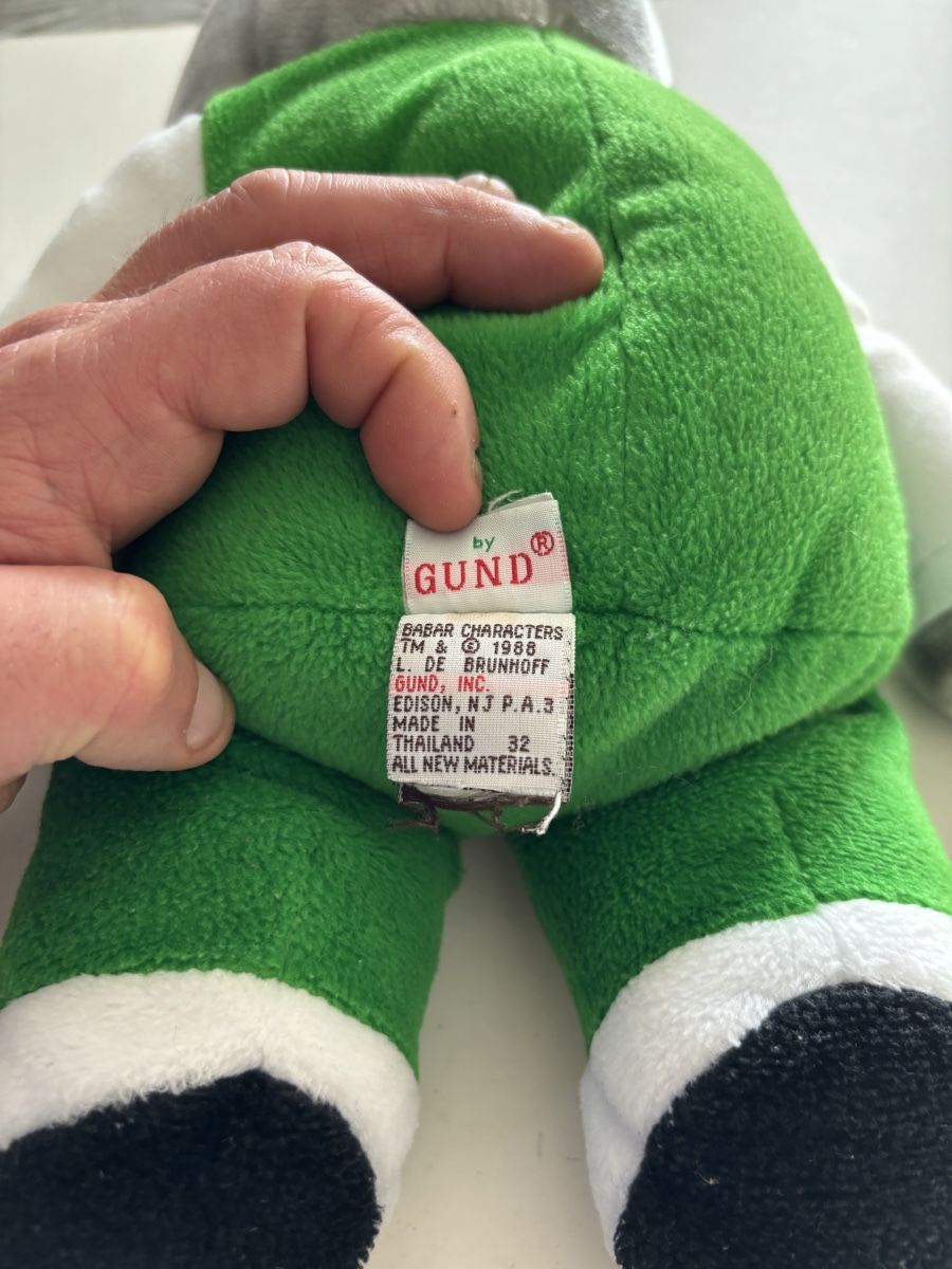 Giocattoli: Peluche Babar GUND vintage 1988 – Usato da Genève venduto da sho_67qj 3