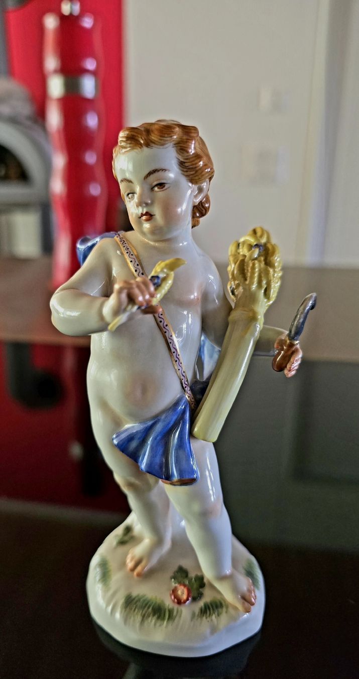 Statuette: Meissen Putto, der Sommer – Usato da Opfikon venduto da koiliebhaber