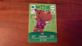 Animal Crossing amiibo Karte, Bubbles / Christin, Nr. 228