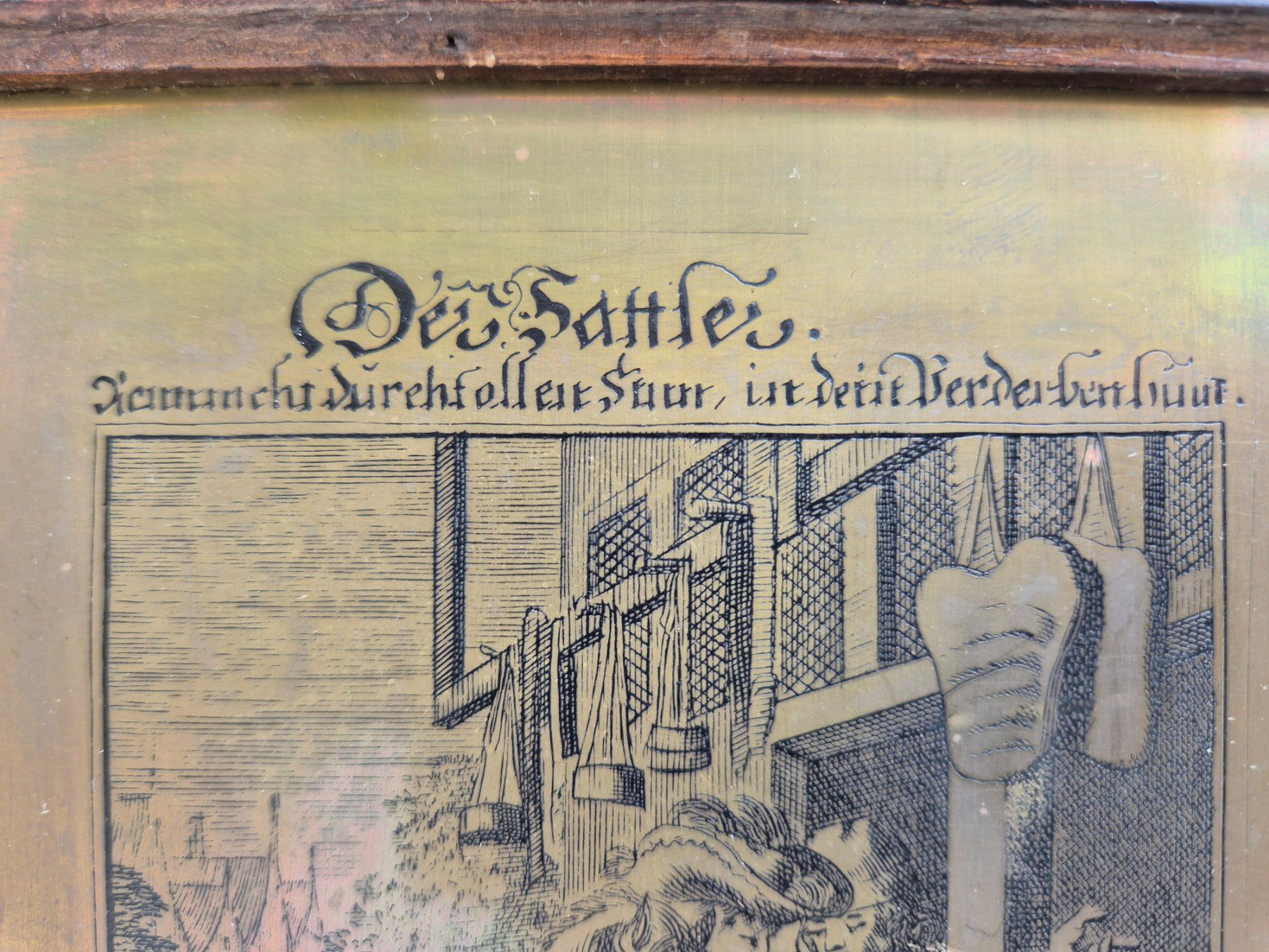 Posters & Illustrations: Messing Platte Der Sattler, gerahmt – D'occasion à Bern par aronari 8
