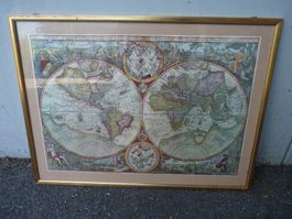 Antiker Sonderdruck "Weltkarte"