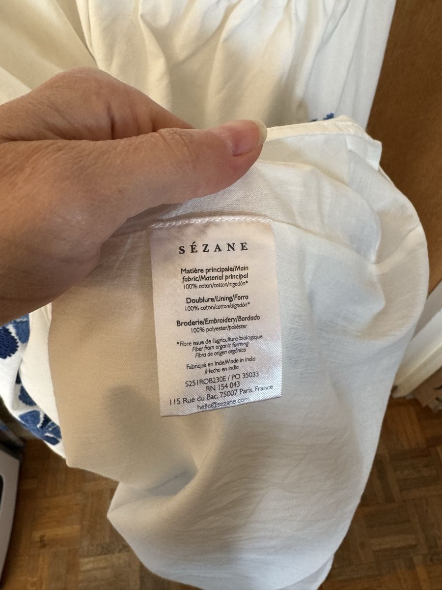 Sezane Vestiti: Robe Melville Sézane blanche - t38 – Nuovo e nell'imballaggio originale da Le Lignon venduto da mae_9hql 3