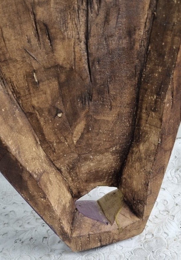 Internationale Kunst: Grosse afrikanische Maske aus Holz – Gebraucht aus Flums von Flumsantik 6
