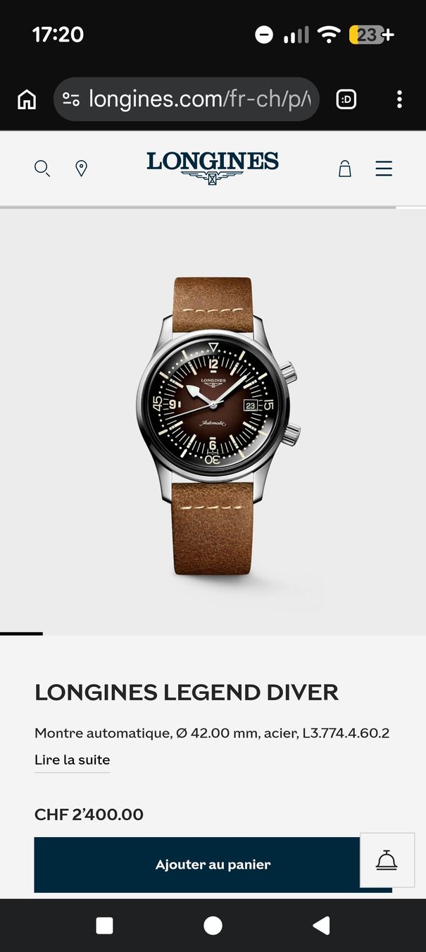Longines Orologi: Longines Legend Diver 42mm – Usato da Chézard-St-Martin venduto da ludo2007 2