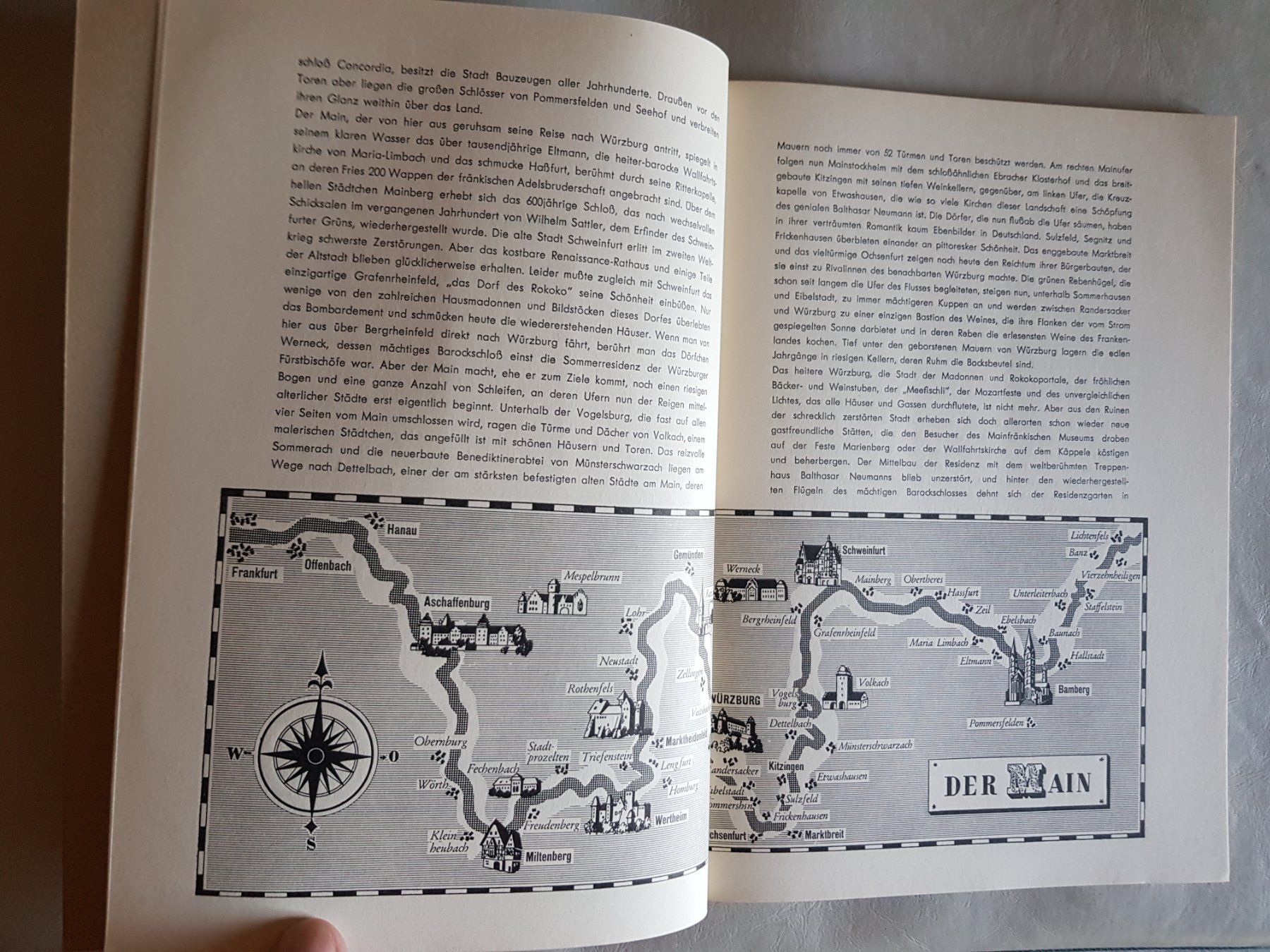 Libri: antikes DSB Buch: Der Main - 1951 - 1. Auflage – Usato da Walterswil BE venduto da Lonitti 6