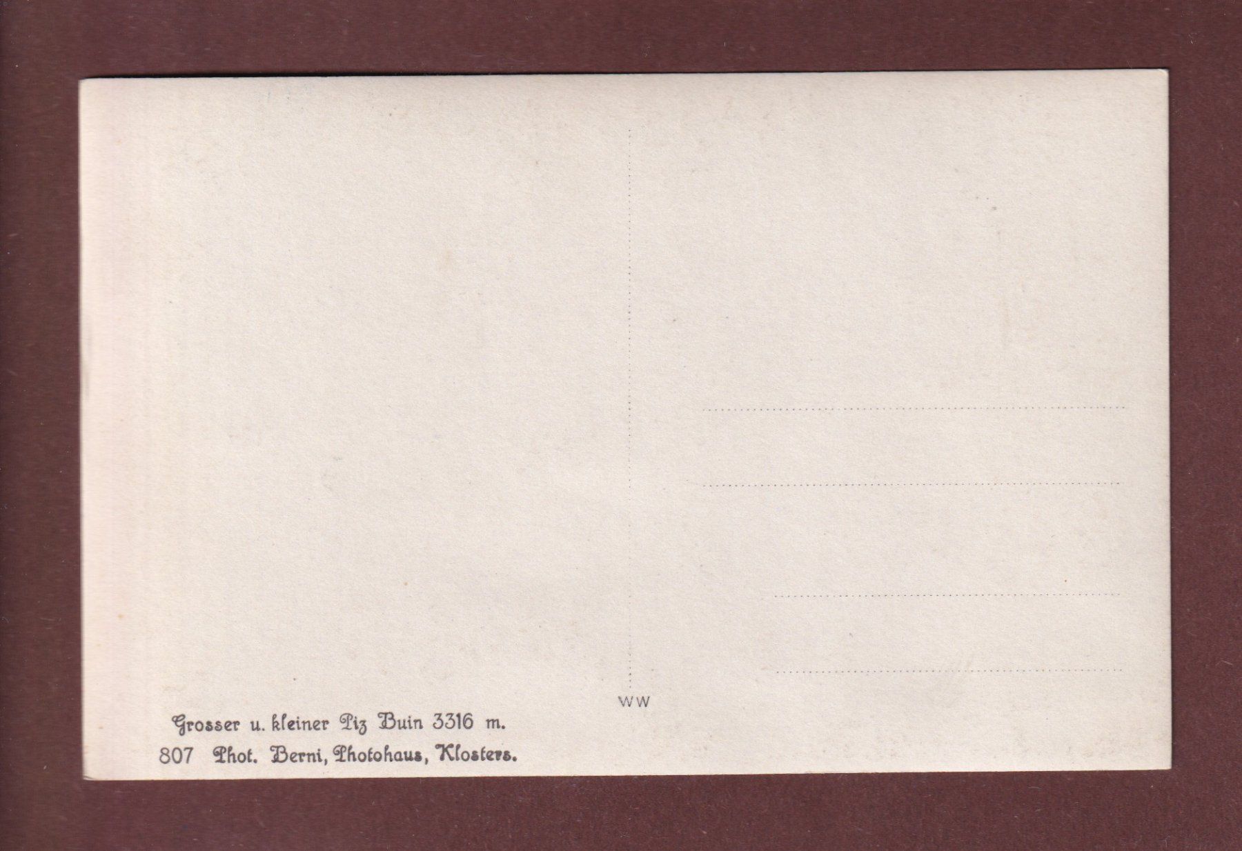 Cartoline postali: PIZ BUIN – Usato da Pully venduto da nicecards-shop 1