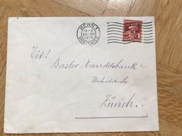 1916 Pro Juventute J6 auf Brief