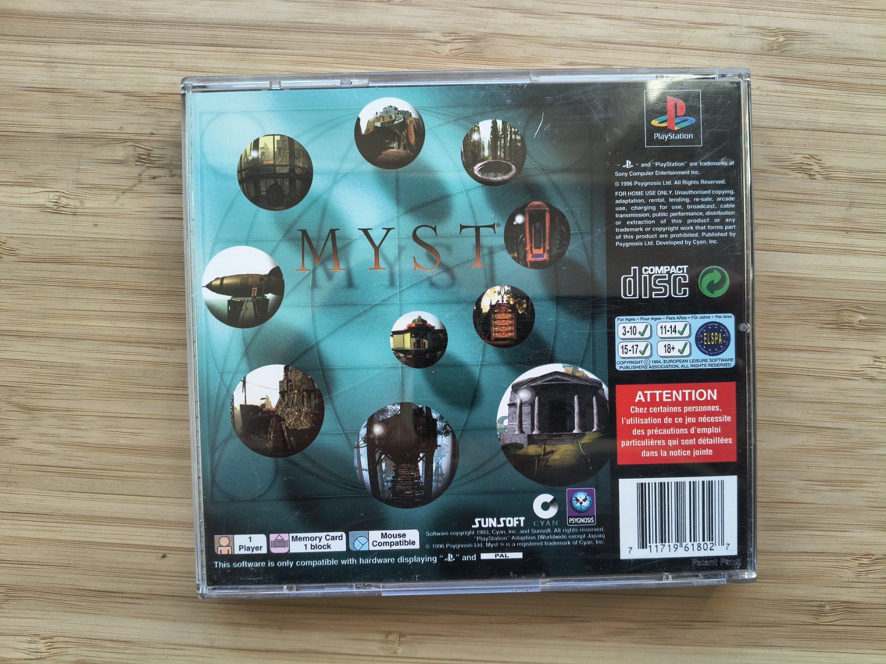 Giochi: Myst (PS 1) – Usato da Riedholz venduto da ste_96cd 1