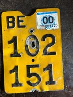 BE Mofa Nummernschild