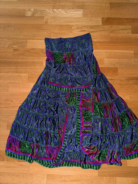 Jupe Évasée Taille 44 – Marron Foncé – Neuve Sans Étiquettes