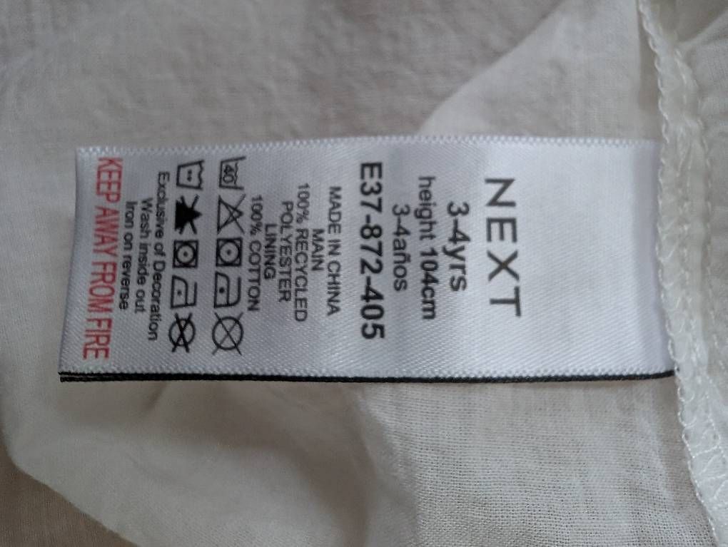 Next Kleider & Röcke: Kleid weiss gr. 104 – Gebraucht aus Dübendorf von stoedt 2