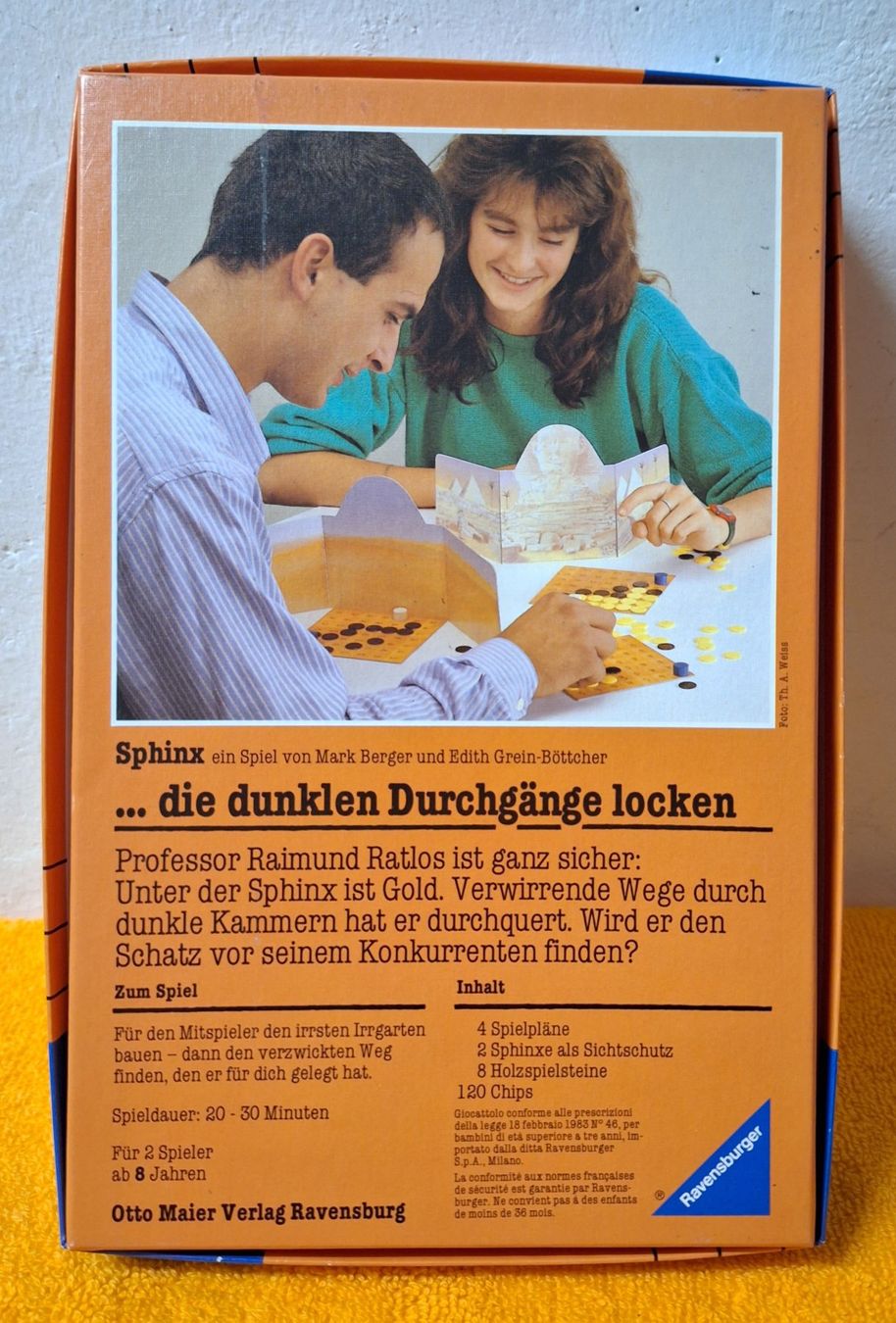 Ravensburger Spiele: Sphinx 1987 Ravensburger Spieleverlag – Neu und originalverpackt aus Muri AG von Edlerweiss 2