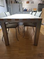 Esstisch Holztisch mit Metallbeinen 