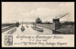 Ganzsache PP27 C57: Bamberg, Eröffnung 