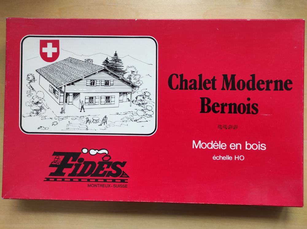 Berner Chalet, Holzmodell aus Echtholz, von Fides H0 | Acheter sur Ricardo