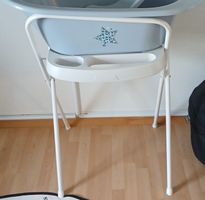 Babywanne mit Ständer hellblau gebraucht