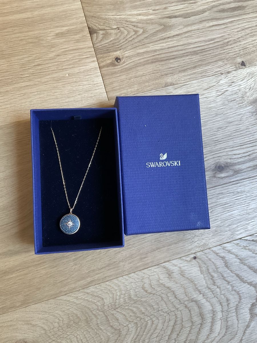 Swarovski Catenine: Swarovski Kette Locket blau Roségold – Usato da Wünnewil venduto da jani.ch