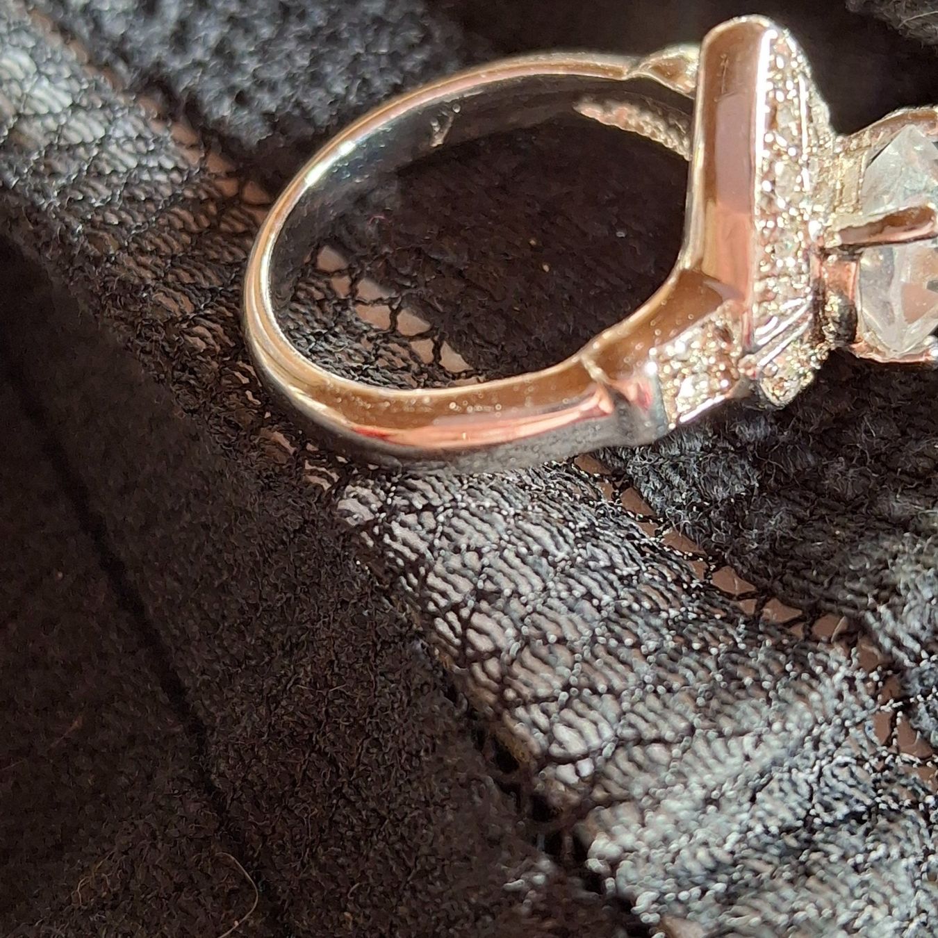 Ringe: modischer Damenring mit Strass Gr. 18 mm, 6 Gramm – Neu (gemäss Beschreibung) aus Münchenbuchsee von babilibern 6