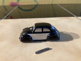 Schuco Modellauto VW Käfer Oldtimer schwarz/weiss