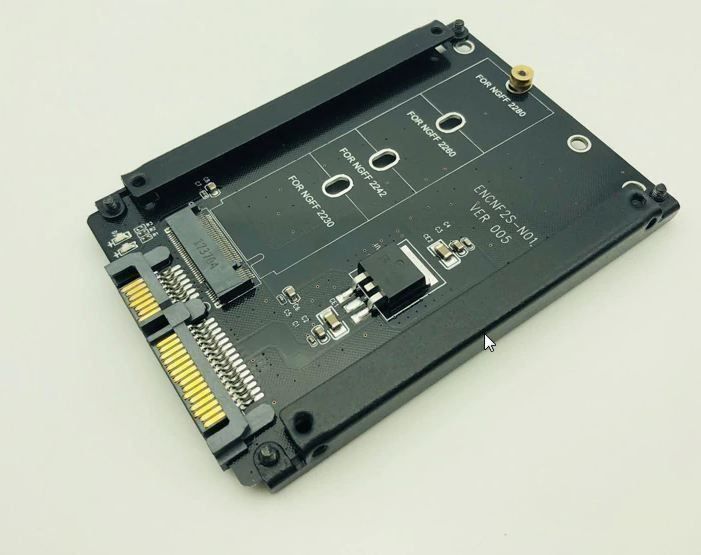 Laufwerke & Adapter: M2 NGFF to SATA Adapter – Neu und originalverpackt aus Unterägeri von RmOnline 1