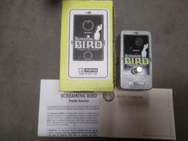 Electro Harmonix Screaming Bird Treble Booster! Great Pedal