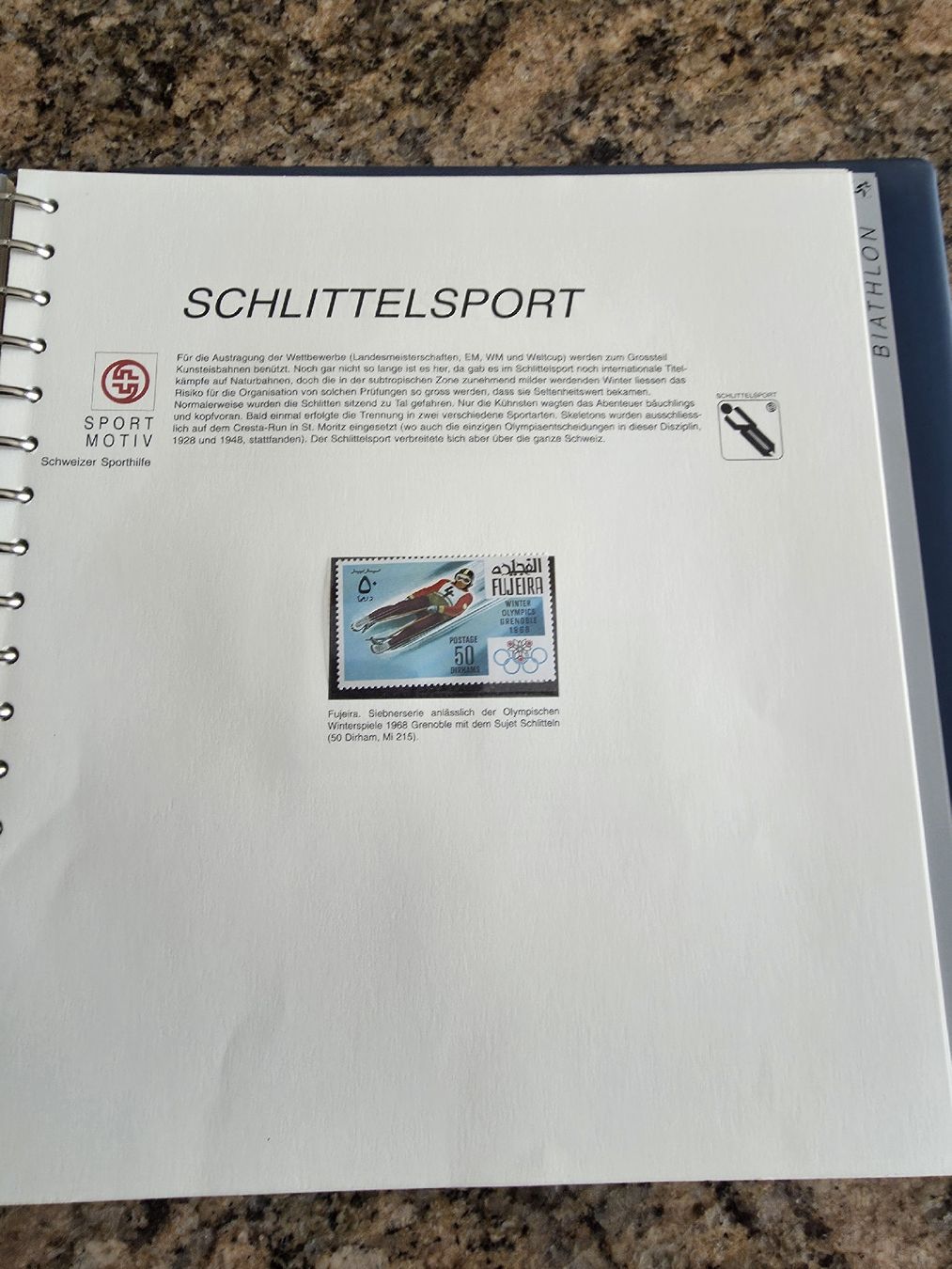 Alle Briefmarken: Briefmarkensammlung Stiftung Schweizer Sporthilfe 4 Ordner – Gebraucht aus Recherswil von Claudia67 5