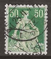 CH113y - Helvetia avec épée 113y obl.