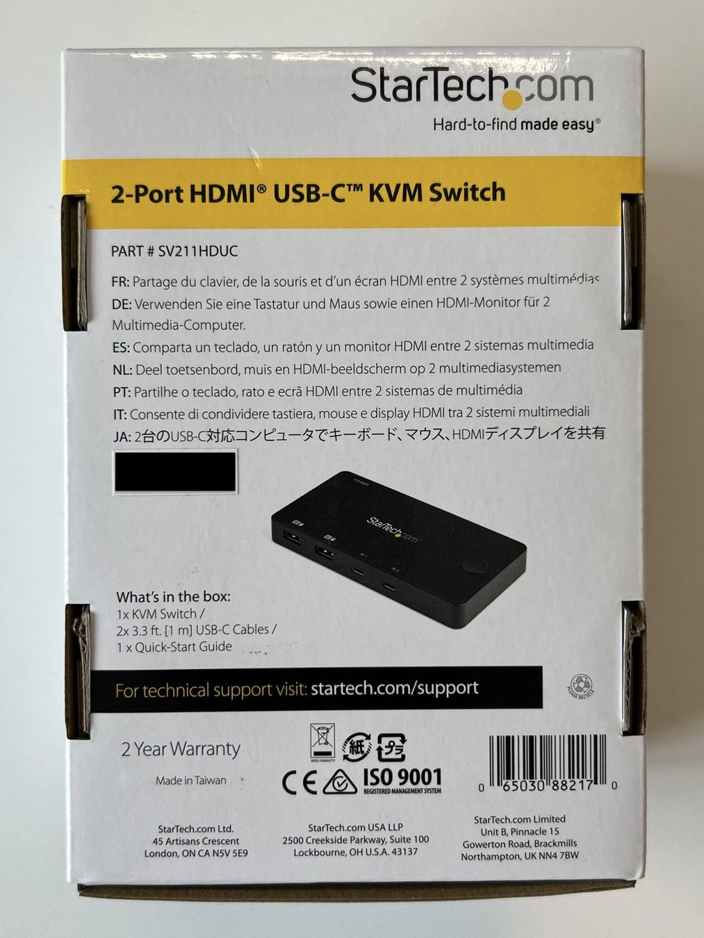 Laufwerke & Adapter: StarTech SV211HDUC 2-Port HDMI USB-C KVM Switch 4K60 – Gebraucht aus Zürich von Kollege7 9