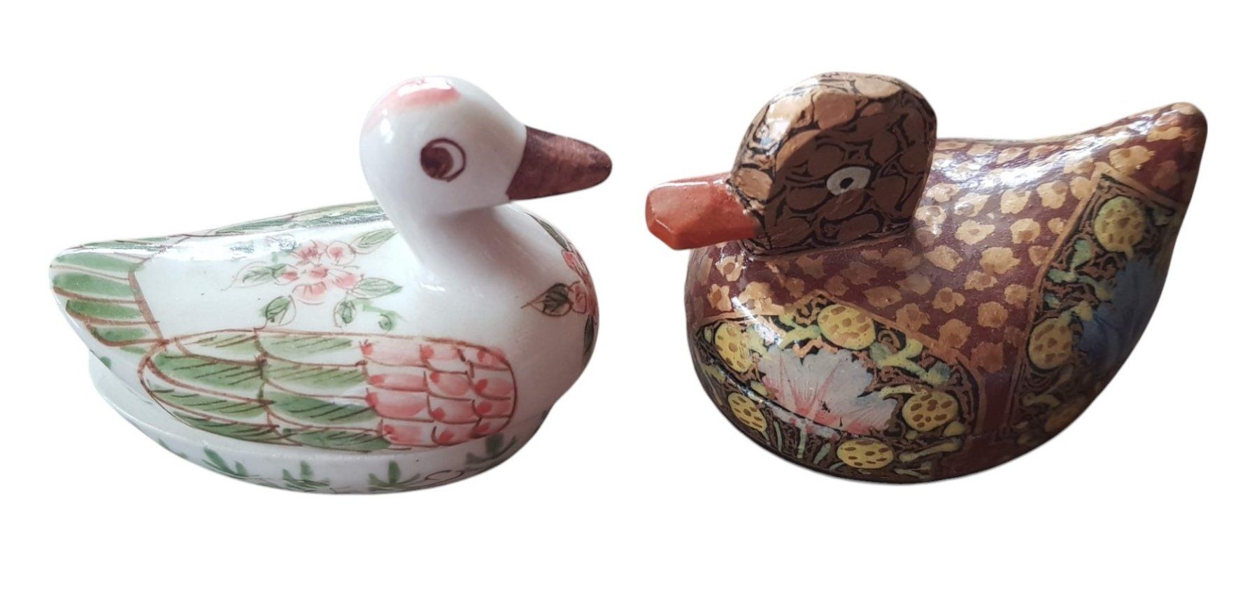 Figuren: Enten Schmuckdosen 2 Stück – Gebraucht aus Mörschwil von wunderkiste44