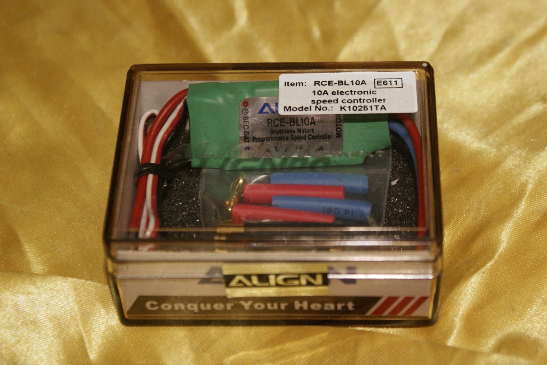 Modellismo RC: (35)Speed Controller 10A Align RC-BL10A – Nuovo e nell'imballaggio originale da Buchs AG venduto da schwippschwapp