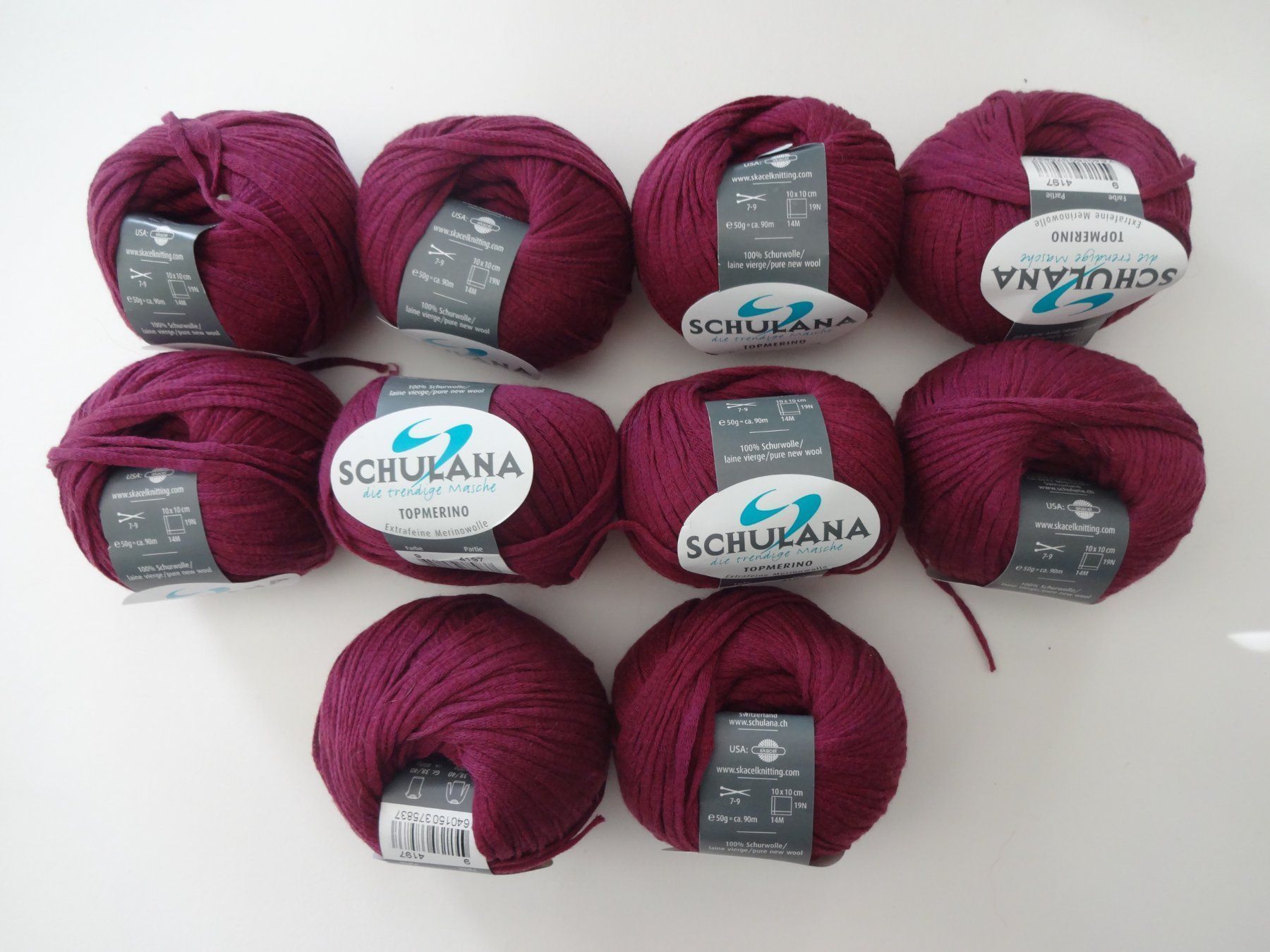 Wolle: * Schulana Topmerino * – Neu und originalverpackt aus Reigoldswil von arosa05