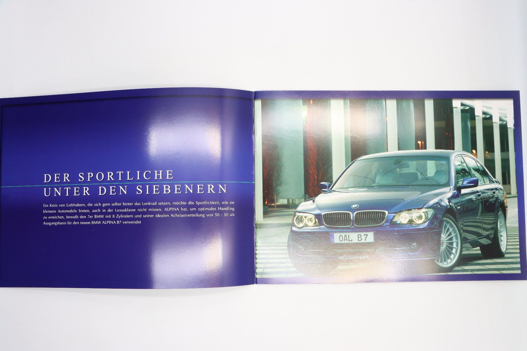 Alpina Documenti: BMW Alpina B7 2005 Prospekt – Usato da Bühl b.Aarberg venduto da Collectorpassions 2