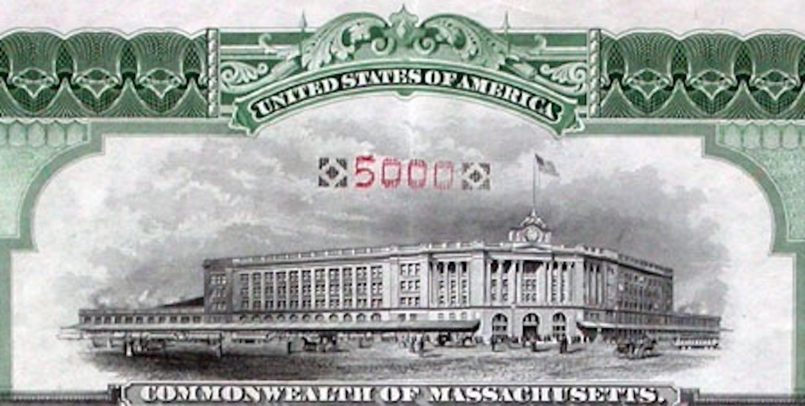 Documenti: 3,5% Boston Terminal Company - 1897 – Usato da Solothurn venduto da Sgasche 1