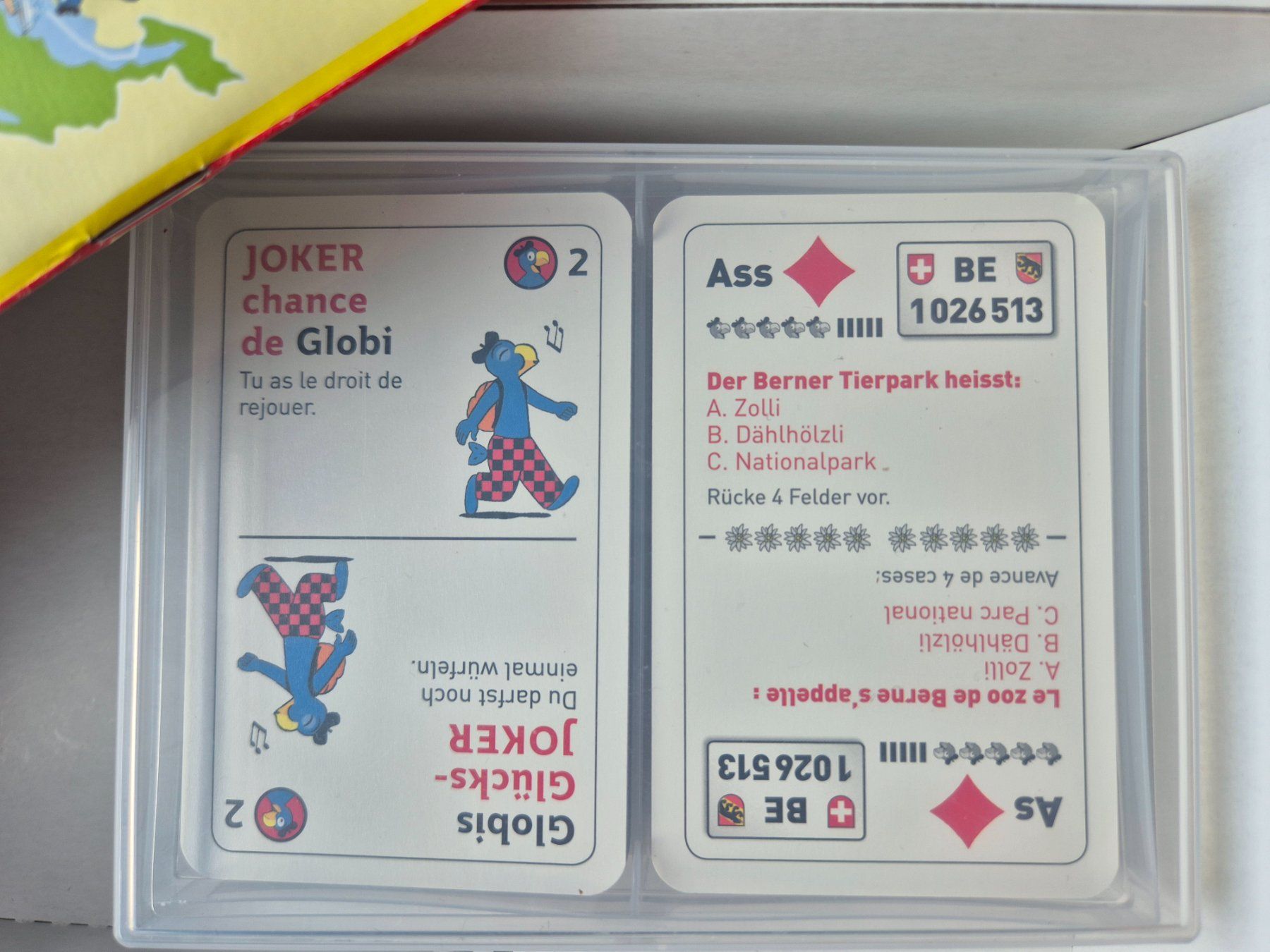 Giochi: GLOBI - Globis Jass Abenteuer    Brettspiel – Usato da Niederweningen venduto da Obson 5