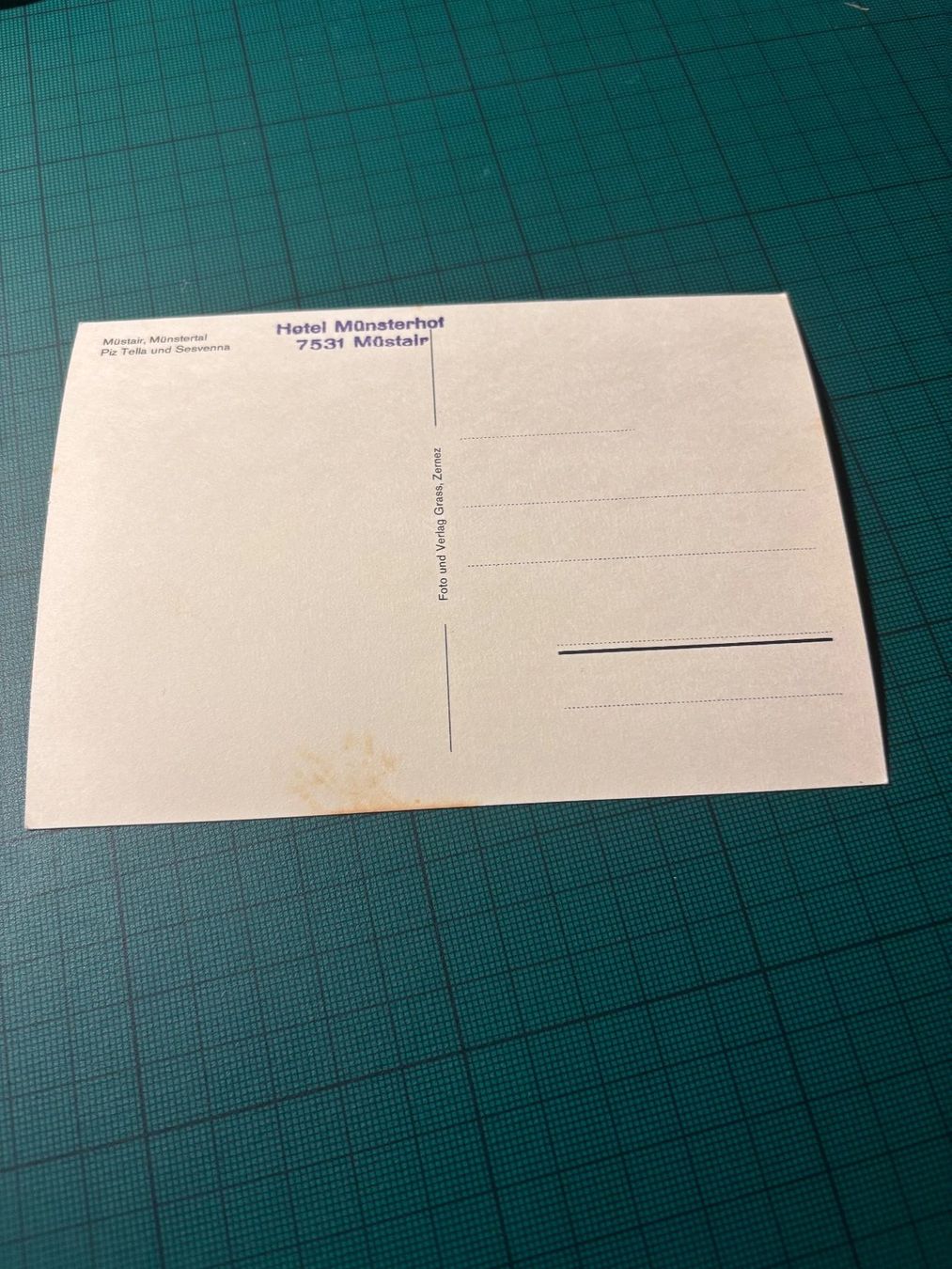 Cartoline postali: AK Münstertal. ungel. – Usato da Utzenstorf venduto da Rose0303 2