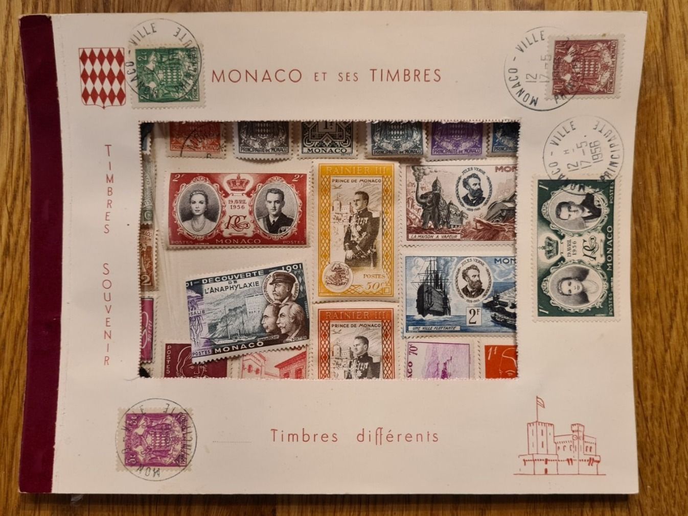 Tutti i francobolli: Briefmarken Monaco 1956 – Nuovo e nell'imballaggio originale da Winkel venduto da Heuresis