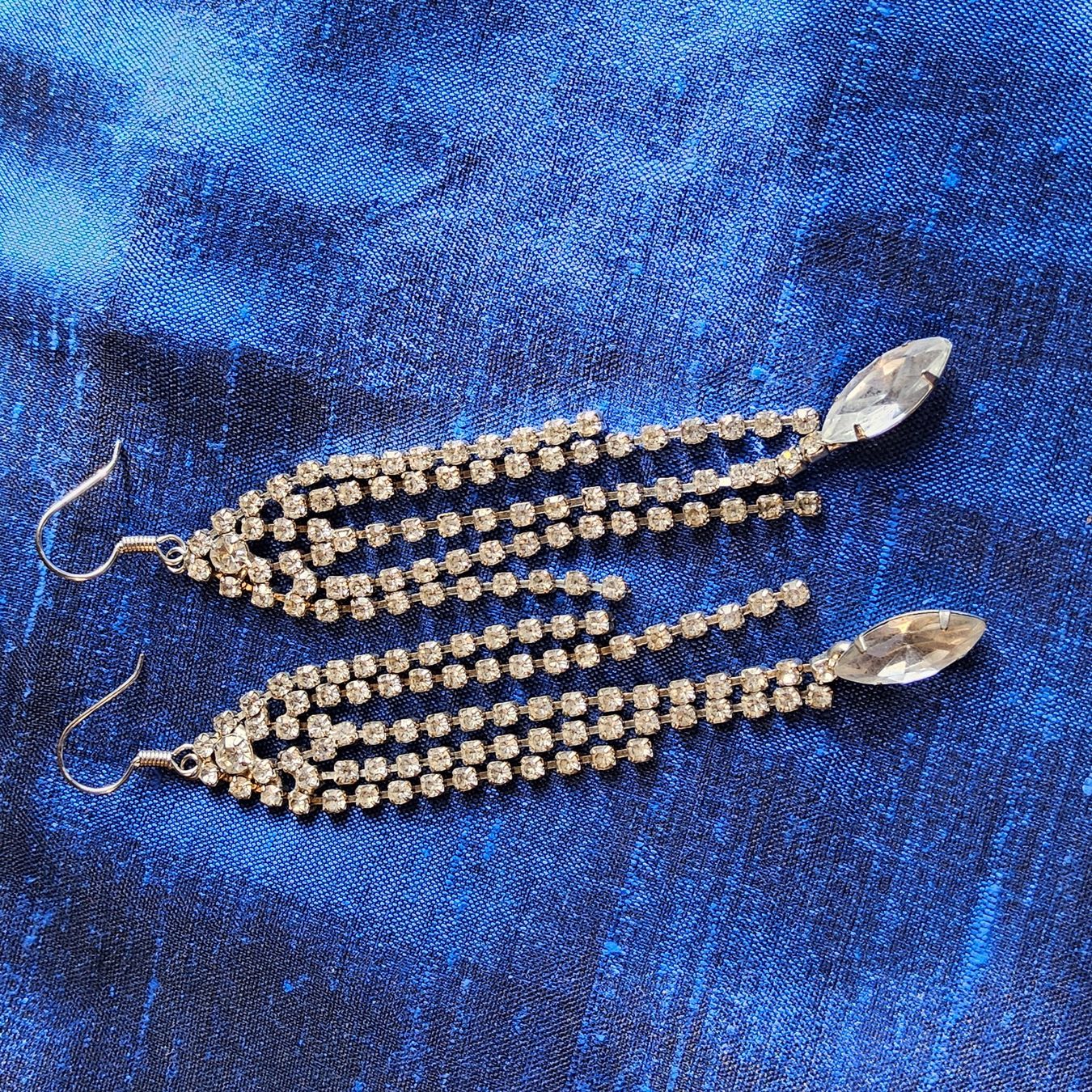 Orecchini pendenti & Orecchini a lobo: Vintage elegante Strass Ohrhänger – Usato da Zürich venduto da helsan 2