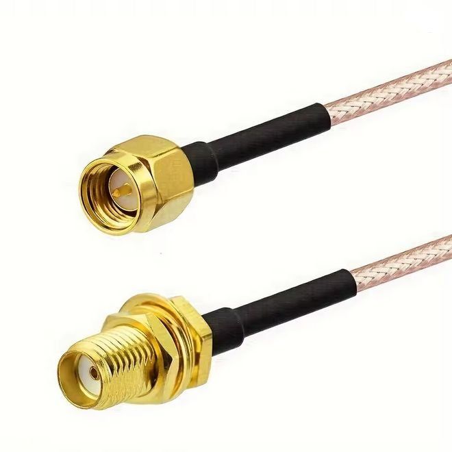 Funktechnik: SMA Adaptersatz mit zwei Kabel, SMA Adapter Stecker Buchse – Neu und originalverpackt aus Zürich von buyfinest 4