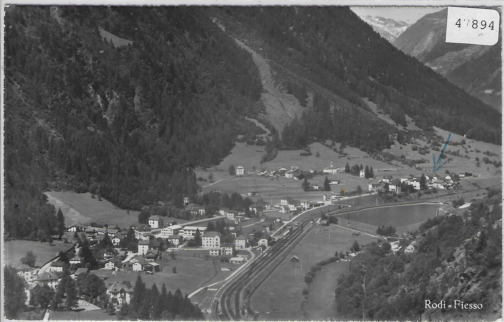 Cartoline postali: Rodi-Fiesso - Generalansicht – Usato da Ettingen venduto da Kartenplanet