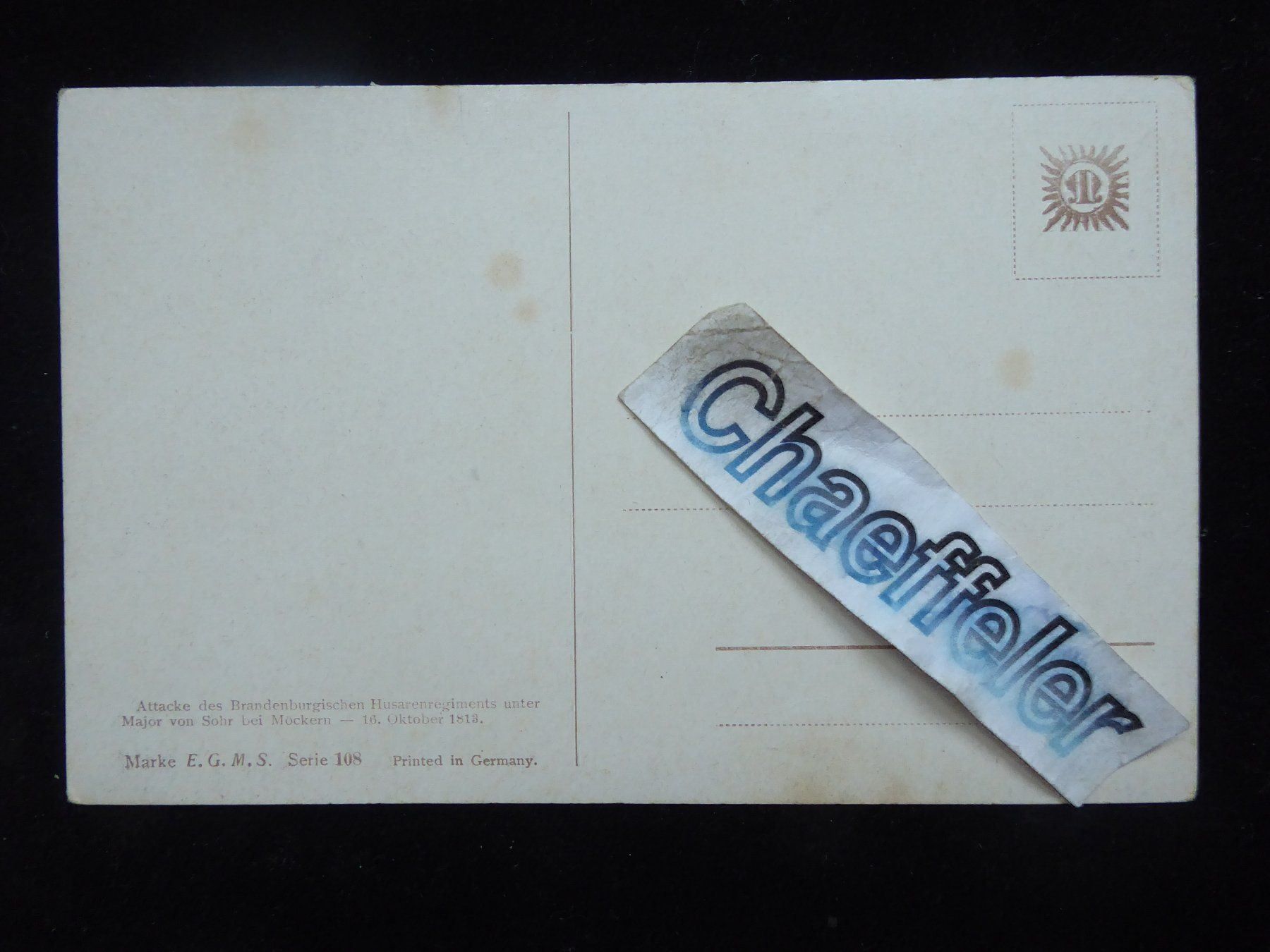 Cartoline postali: Deutsche  Militär - Postkarte – Usato da Zürich venduto da Chaeffeler 1