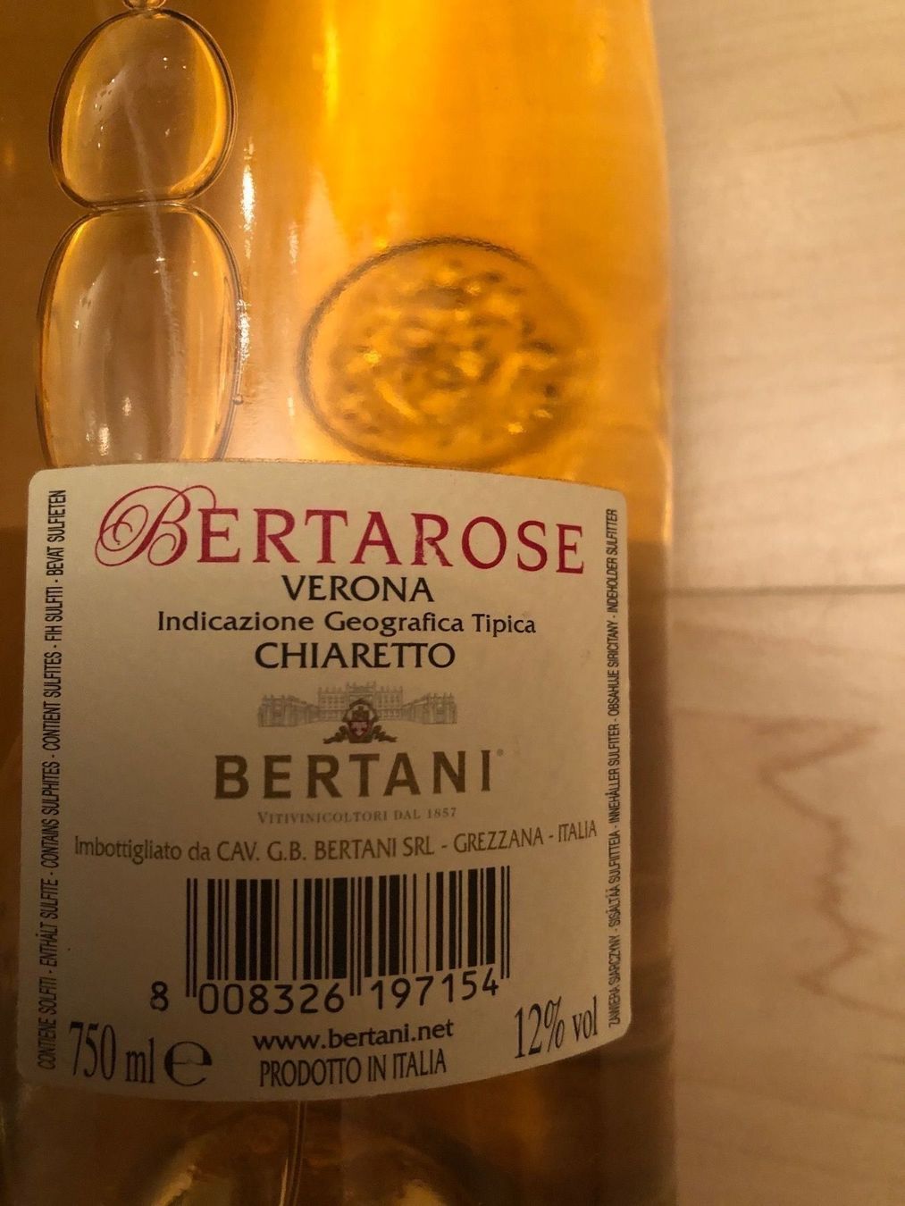 Vino: BERTA ROSE CHIARETTO 2016 – Nuovo e nell'imballaggio originale da Wald ZH venduto da mlnt 2