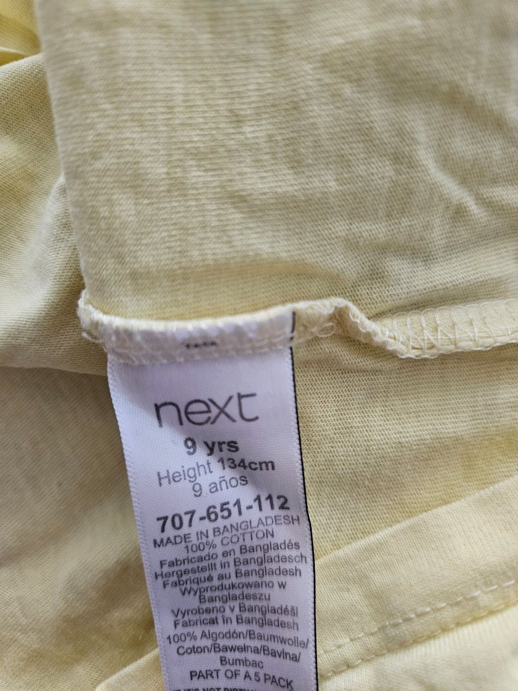 Next Camicette, T-shirt & Top: Next Tshirt Gr.  134-140  gelb – Usato da Engelburg venduto da ynnoc19 1