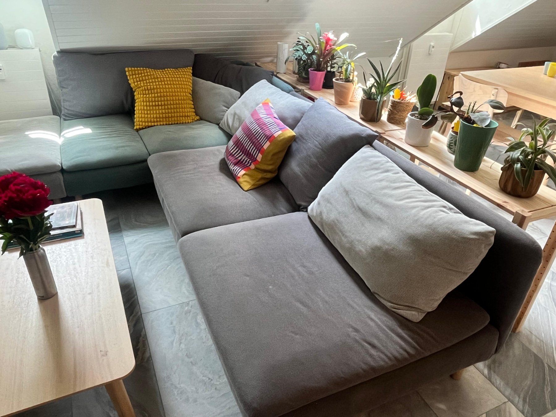 Divani: SÖDERHAMN 3-seat section, dark grey – Usato da Küsnacht ZH venduto da nic_2mcp 3