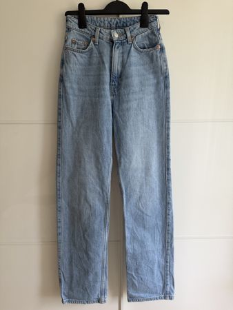 WeekDay Jeans Rowe, Grösse 24/32, hellblau, Frühling!