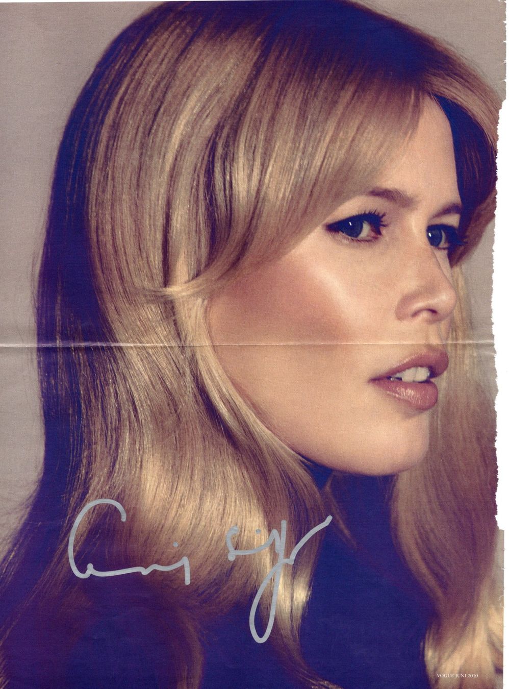 Autografi: Original Autogramm von Claudia Schiffer – Usato da Niedergösgen venduto da Adrechada