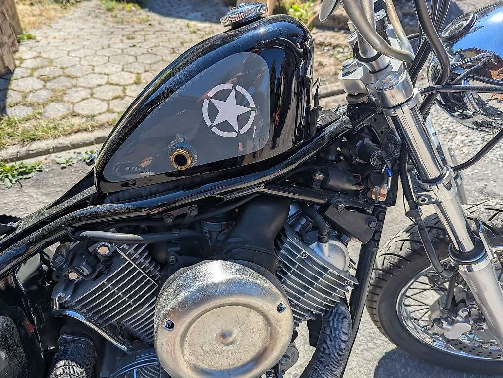 Chopper: Bobber chopper im harley style mit top sound – Usato da Sattel venduto da Fareside 1