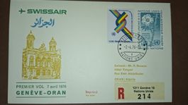 Swissair Geneve - Oran 07.04.1976
