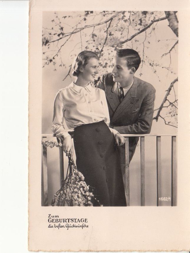 Ansichtskarten: Motivkarte Geburtstag ca. 1940 – Gebraucht aus Bürglen TG von StampGraf